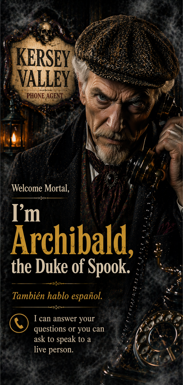 Archibald, the Spookywoods phone assistant